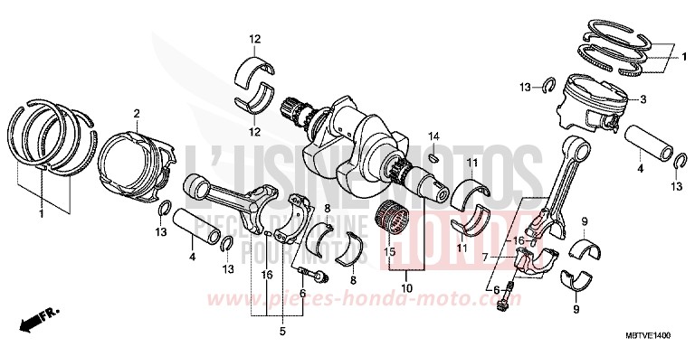 VILEBREQUIN/PISTON de Varadero ABS SHASTA WHITE (NH138) 2011